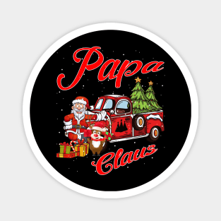 Papa Claus Santa Car Christmas Funny Awesome Gift Magnet